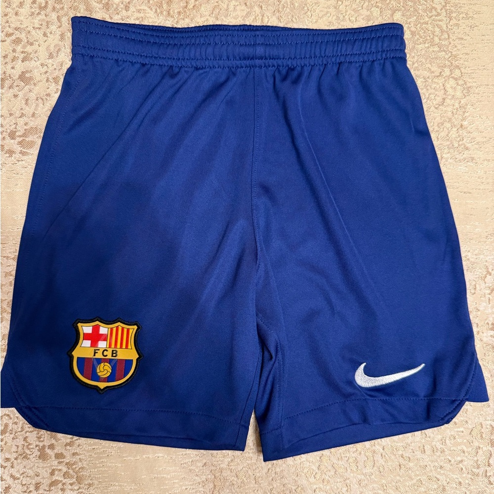 Nike La Liga Junior 2023/2024 Home Jersey Shorts FC Barcelona 2023, Size S